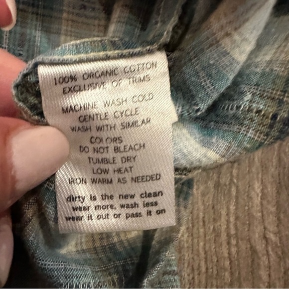 Toad & Co Shirt XXL Men’s  Blue Plaid Short Sleeve Button Up Organic Cotton - Picture 7 of 10